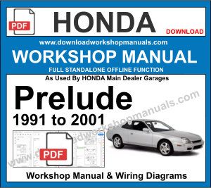 Honda Prelude Workshop Service Repair Manual PDF